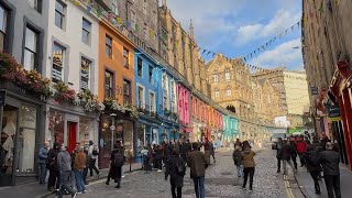 Holyrood Palace and Final Edinburgh Walk on Thursday October 10 2024 4K 60 FPS [upl. by Vachil]