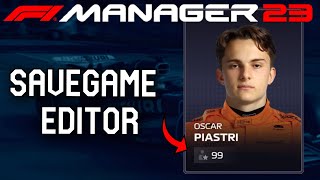 Edit Driver Lineups Driver Stats and the Calendar for F1 Manager 2023 [upl. by Maidel]