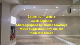 Stroll Along Cha Cha line dance dance amp teach [upl. by Sweet]