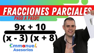 Método de Fracciones arciales Caso I Ejercicios de Álgebra ✏️ [upl. by Carina]