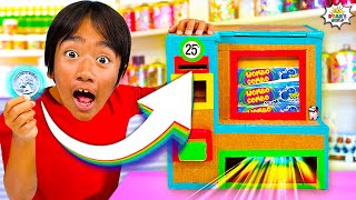 How to make DIY Real Working Vending Machine with Ryans World [upl. by Amiarom]