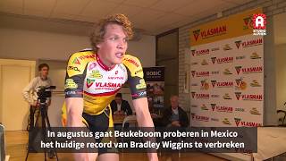 Inspanningstest Dion Beukeboom voor aanval op werelduurrecord [upl. by Adieno842]