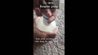 how to open renpure shampoo new pump 2024 usa [upl. by Vish]