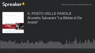 Brunetto Salvarani quotLa Bibbia di De Andréquot [upl. by Sida3]