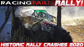 Historic Legend Rally Cars Crash Compilation 2020 [upl. by Latrina]