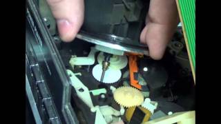 Fixing the Magnavox D8443 Cassette Gear [upl. by Yendic750]