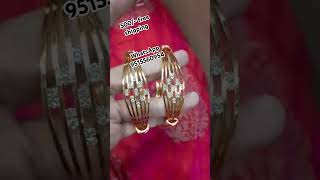 Gold Plated Bangles ytshorts youtube shortsfeed [upl. by Leinto]