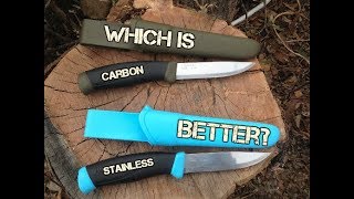 Mora Companion Carbon VS Stainless  Which is Better [upl. by Barnabe585]