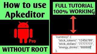 How to use apk editor pro  apk editor without root  apk editor pro 2022 [upl. by Kuhn967]