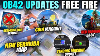 💥 OB42 😳 Bermuda Remove🔥 New Guild War Start amp New Character amp Vending character add Free Fire India [upl. by Arretnahs]