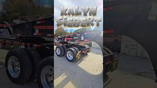 Kalyn Siebert 60Ton 232 lowboy with Jeep amp Spreader trucking heavyhaul heavyequipment [upl. by Dalila197]