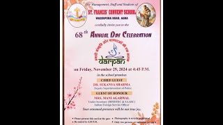 68th Annual Day Celebration quotDARPANquot  St Francis Convent School Wazirpura Road Agra [upl. by Ardnuhsed]