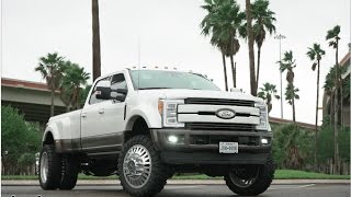 Valley trucks Deleted 2017 F450 on 24 inch American Force Wheels and a 6 inch lift [upl. by Ermey]