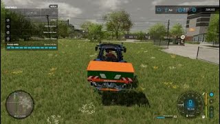 Farming Simulator 22 Helping out a Farmer Fertilizer Her Field [upl. by Alcot]