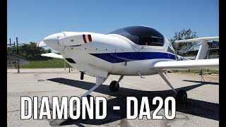 Diamond DA20 A Great Trainer For Pilots [upl. by Anerahs]