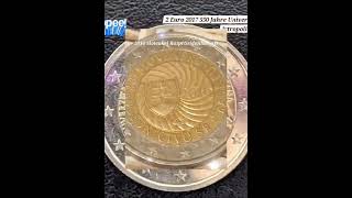 2 Euro Slovensko amp Slovenia  Slovekay Slovenya omg coin viralvideo capcut money keşfet euro [upl. by Ardnossak]