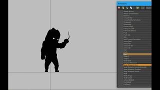 Shadow Warrior 2D Game Animation Sample  Spriter [upl. by Dor]