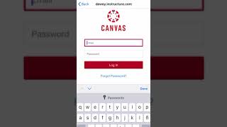 Cómo Acceder a la aplicación Móvil de Canvas LMS Dewey University [upl. by Ahasuerus]