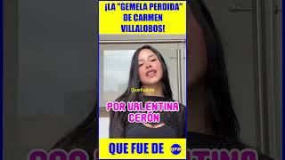 😱¡EL INCREÍBLE PARECIDO ENTRE VALENTINA CERÓN Y CARMEN VILLALOBOS [upl. by Avivah462]