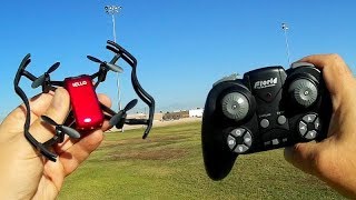 F21W IELLO Micro FPV Tello Clone Drone Flight Test Review [upl. by Guerra]