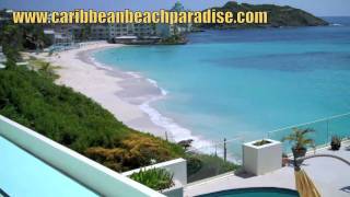 Sint Maarten Villa Caribbean Beach Villa panoramic view of Dawn Beach StMaarten HD 2010 [upl. by Negah]