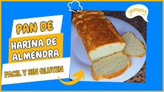 NUEVA RECETA Pan de Harina de Almendra FÁCIL y RÁPIDO [upl. by Ennagem]