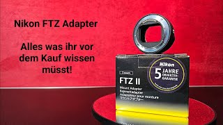 Nikon FTZ Bajonettadapter [upl. by Atinaujnas366]