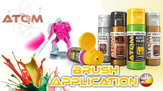 Brush ApplicationAplicación a Pincel [upl. by Analos656]