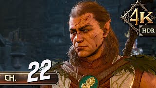 Baldurs Gate 3 4K60fps HDR Dark Urge Bard Tactician Difficulty Part 22  The Druid Halsin [upl. by Nois632]