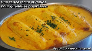 Sauce facile et rapide pour quenelles et poissons blancs [upl. by Vite]