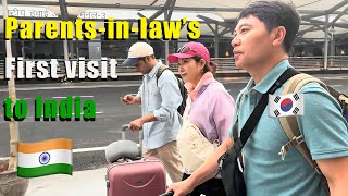 🇰🇷🇮🇳Korean Indian Couples First Ever India Vlog [upl. by Heidi54]