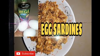 EGG WITH SARDINES recipe  beverly layug [upl. by Nabila248]