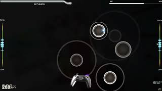 Osu  PS5 Controller gyromotion aim  167 pp [upl. by Waal433]