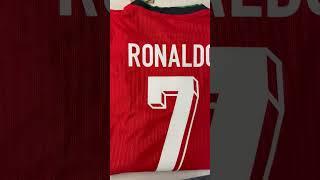 2024 European Cup Portugal Home long Sleeve Jersey Player Edition No 7 Ronaldo [upl. by Eatnoed871]