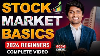 Stock Market Basics 2024 Beginners Complete Video [upl. by Coopersmith]