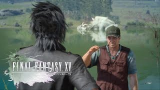 Final Fantasy XV Fishing Buddies Catch A Crag Barramundi [upl. by Eimaral993]