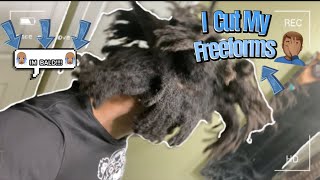 I CUT MY DREADS AFTER 3 YEARS [upl. by Waters]