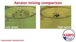 RampD  Mixing low speed vs high speed aerators [upl. by Gratia]