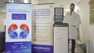 Kidney Health Awareness on World Kidney Day 2023  Manipal Hospital Sarjapur Road [upl. by Lahcsap538]