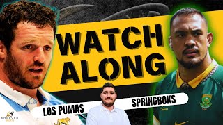 SPRINGBOKS VS LOS PUMAS LIVE  South Africa vs Argentina Watchalong [upl. by Grand]