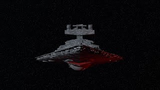 Star Destroyer Exiting Hyperspace Test anim [upl. by Claresta358]