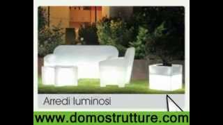 Domo Strutture arredo online mobili luminosi arredamenti design [upl. by Ttocserp]