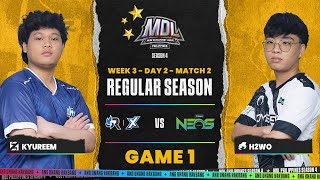 MDL PH S4  W3D2  RSGX VS OMGN  GAME 1 [upl. by Aihtnamas]