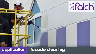 fassaden reinigen  cleaning facades  nettoyage de façades  wwwfalchcom [upl. by Brainard]