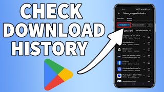 How to find download history on Google Play Store [upl. by Michigan]