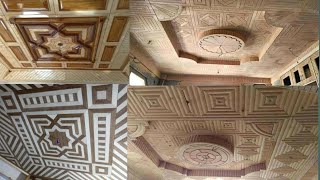 Wooden ceiling peddling design Lakdi Ki Chhat ka design Is wood ceiling expensive [upl. by Bilski]