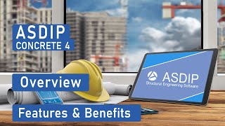 ASDIP CONCRETE 4 Overview [upl. by Leaj]