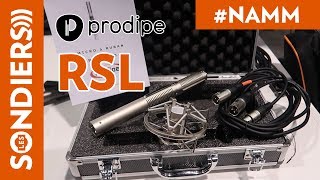 NAMM 2018 PRODIPE RSL  MICRO STEREO A RUBAN [upl. by Netsrak]