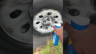 Number 1 product for cleaning chrome wheels [upl. by Nylessoj]