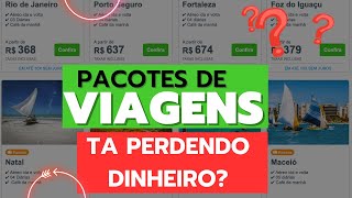 DICAS VALE A PENA COMPRAR PACOTES DE VIAGENS OU COMPRAR SEPARADO PASSAGENS HOTEIS UBER PASSEIOS [upl. by Aerdnua907]